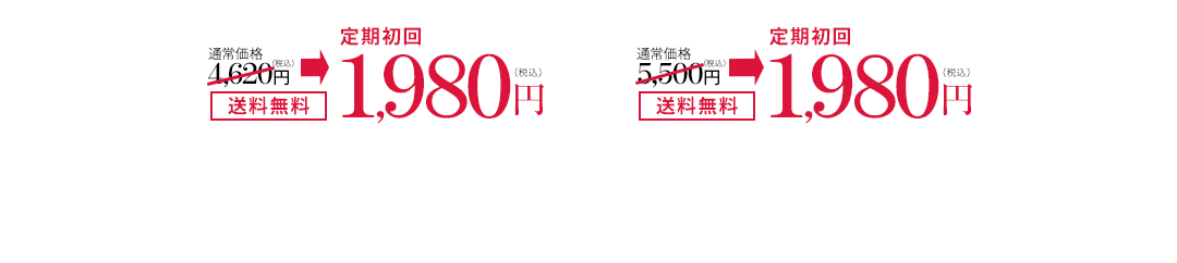 トリプルフォース：通常価格4,620円 トリプルフォースEX:通常価格5,500円 初回定期1,980円 送料無料