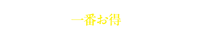 一番お得に始めていただけます!